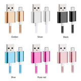 100 Metal Braided Charging USB Cables 5ft
