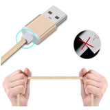 100 Metal Braided Charging USB Cables 5ft