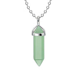 200 New Gemstone Pendant & Stainless Steel Necklaces