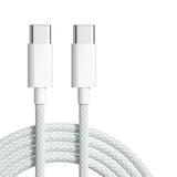 100 Type C to Type C Braided Charging/Data Cables 3FT