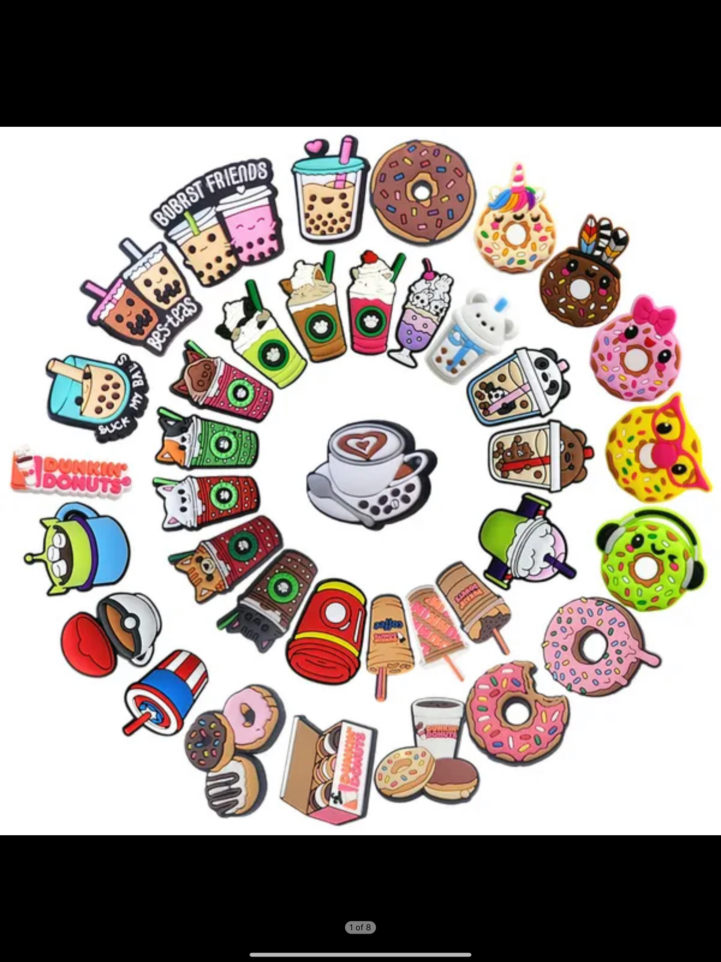 1000 - New Huge Assortment of Crocs Charms Cartoons Teams & More