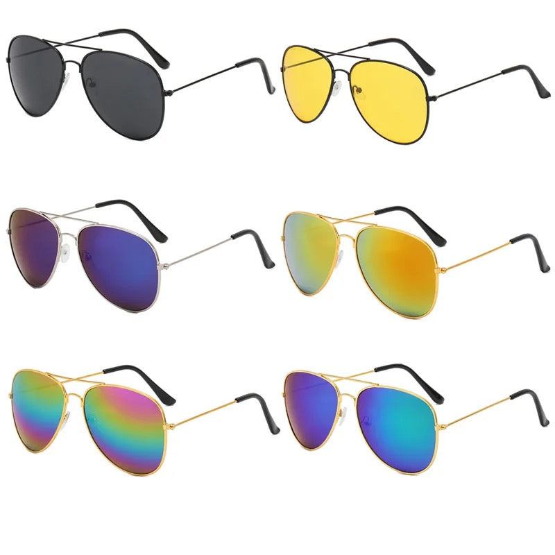 200 Pairs - Aviator Sunglasses for Men and Women - UV400