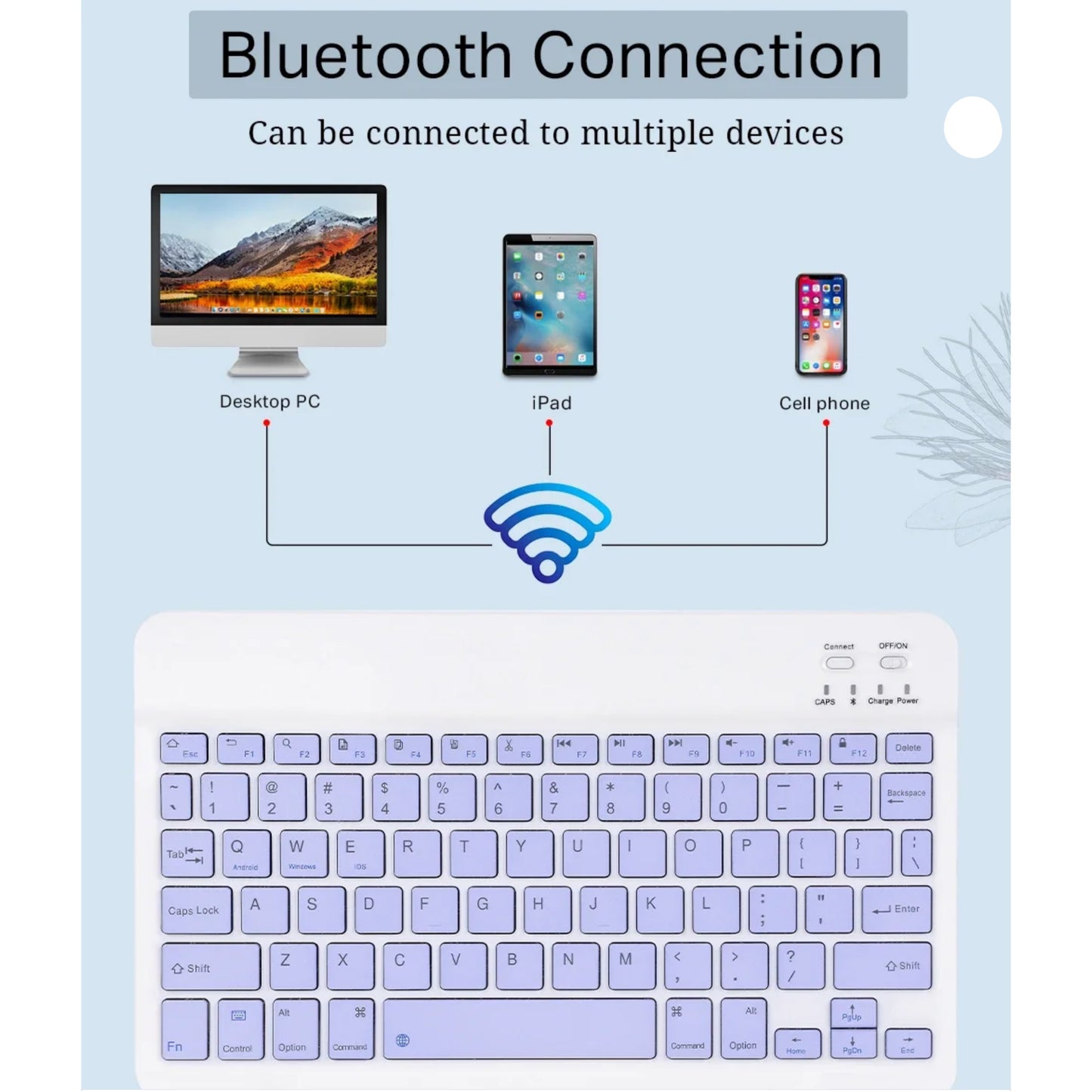 10 Sets - Wireless Keyboard & Mouse for iPad - Android Tablets