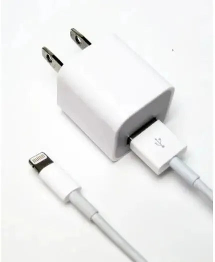 (100 Pcs) High Quality USB Wall Charger Plug 5V 1A White