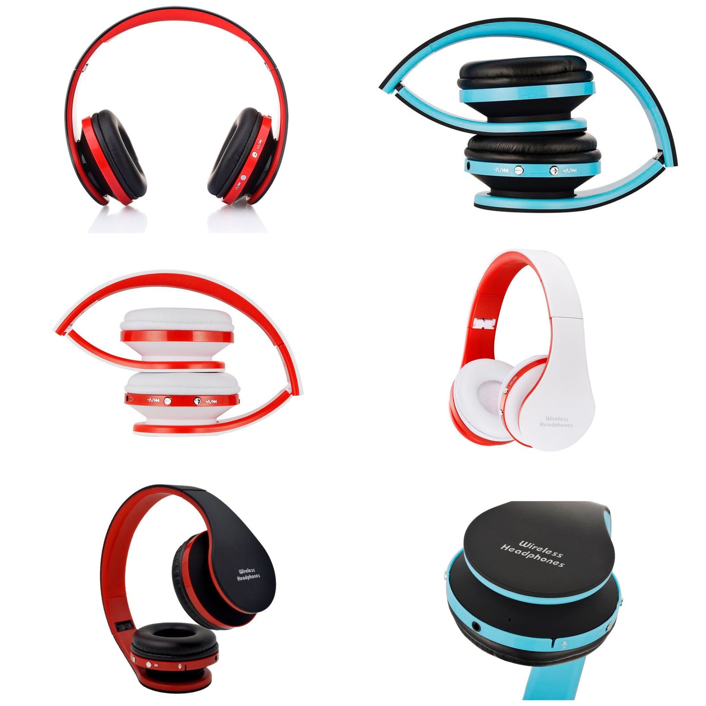 (20 Pieces) Foldable Wireless Bluetooth Headphones