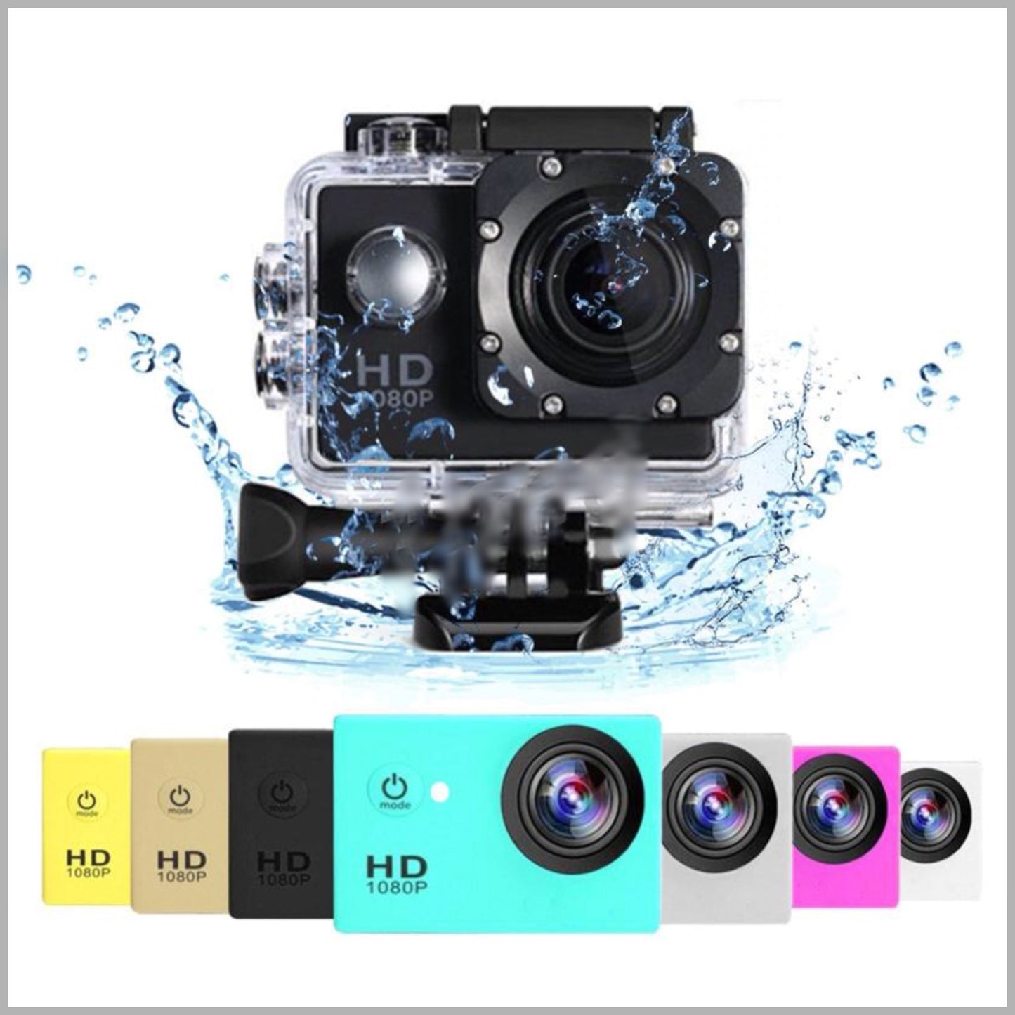 (10 Pieces) HD 1080p Waterproof Diving / Sports Action Cameras