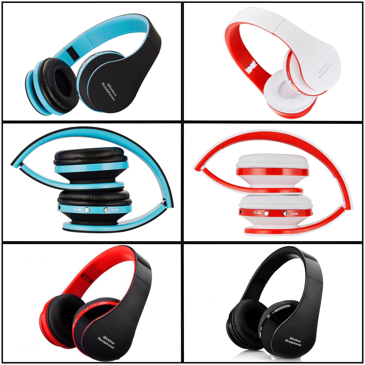 (20 Pieces) Foldable Wireless Bluetooth Headphones