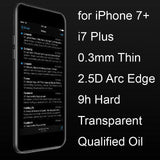 iphone 7 plus, tempered glass, screen protectors, 9h hard, curved edge 4.7",5.5"